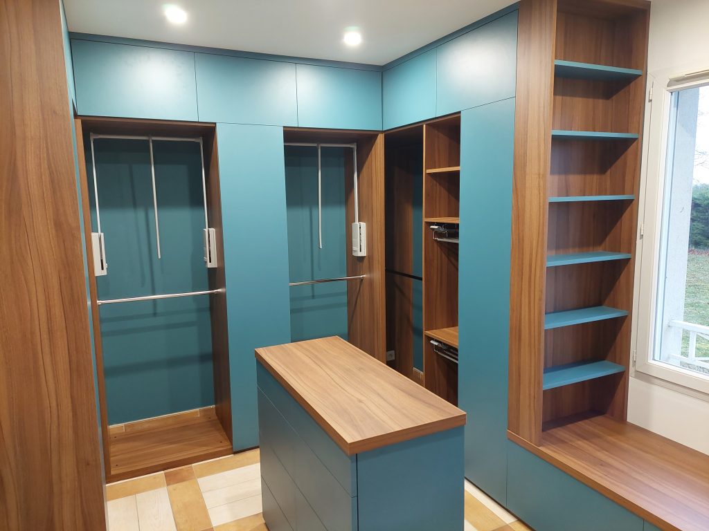 Aménagement complet bureau et dressing sur-mesure