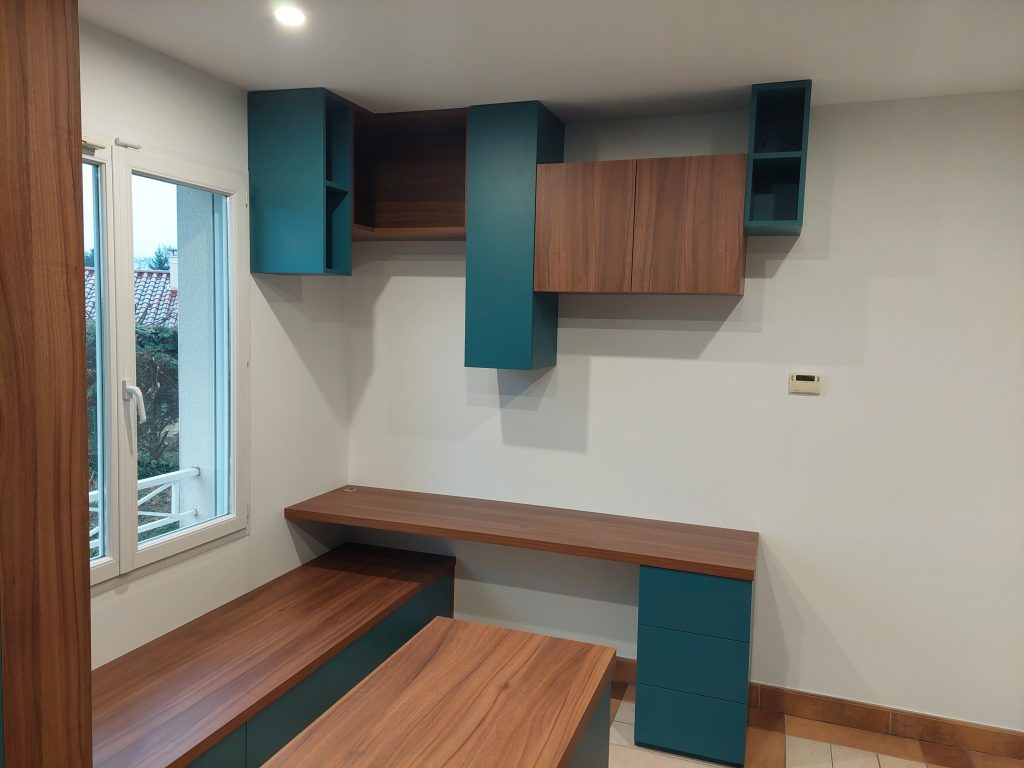 Aménagement complet bureau et dressing sur-mesure