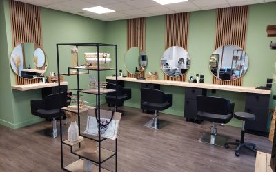 Agencement d&rsquo;un salon de coiffure à Jons – 69330
