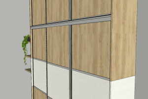Placard à portes coulissantes_3D