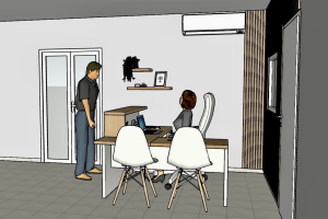 Banque d'accueil_Vue 3D